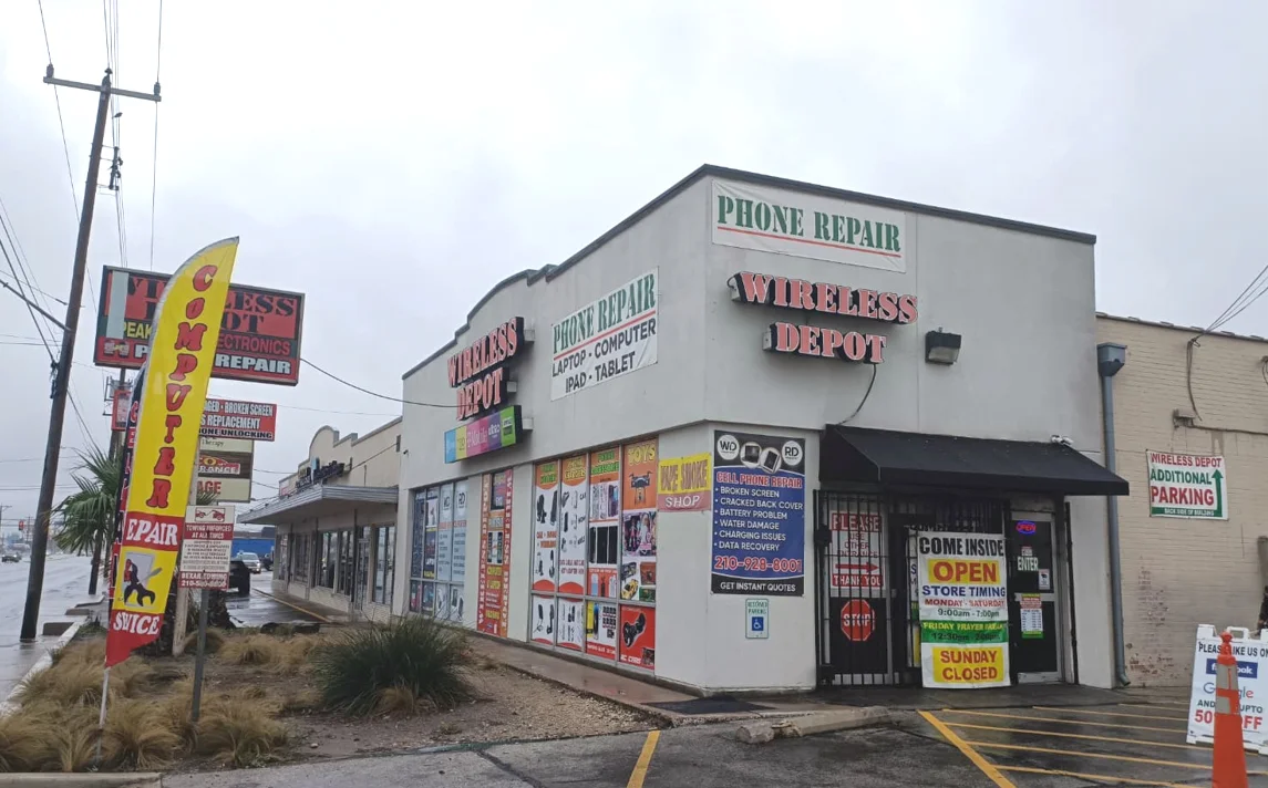 Wireless Depot mobile repair and accessories store in San Antonio TX